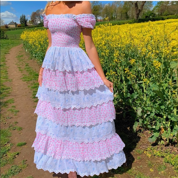 amy jane london pink dress Bellara Maxi Dress
